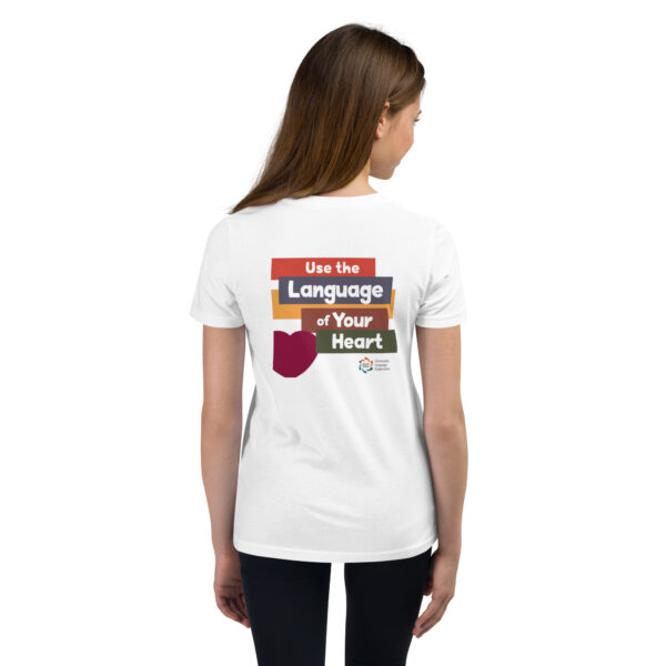 Use the Language of Your Heart Youth T-Shirt - Image 4